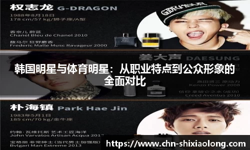 韩国明星与体育明星：从职业特点到公众形象的全面对比
