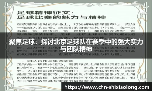 聚焦足球：探讨北京足球队在赛季中的强大实力与团队精神