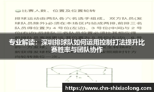 专业解读：深圳排球队如何运用控制打法提升比赛胜率与团队协作